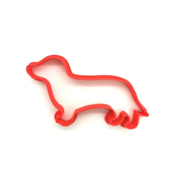 Dachshund hund 8 cm cookie cutter 2 stk