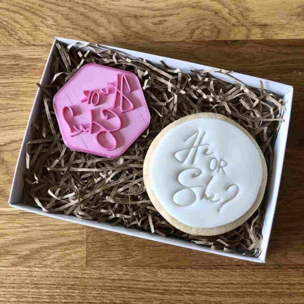 He or She? Cookie Stamp Lissie Lou