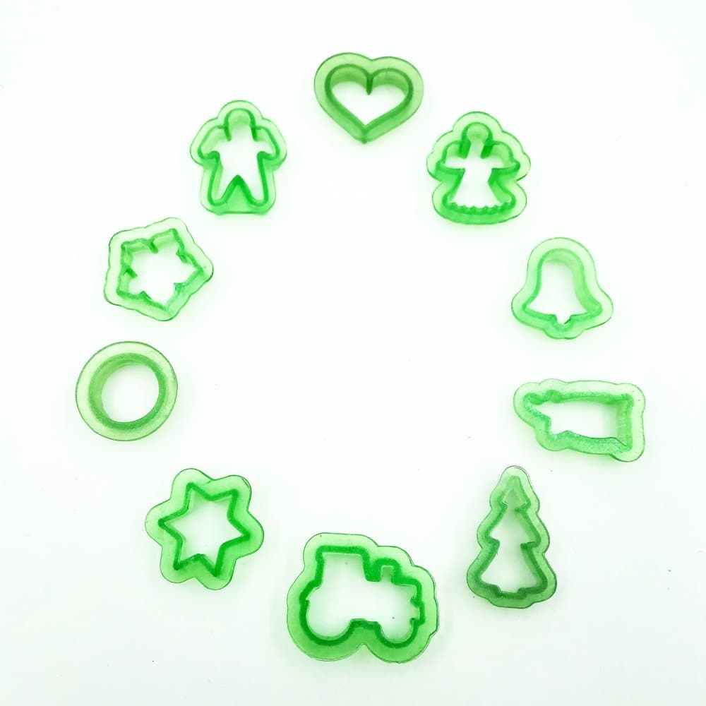 10 st pepparkaksformar / bakformar - miniatyr