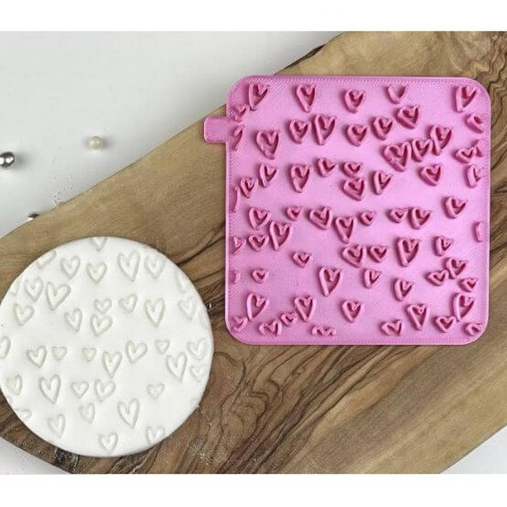 Sketched Hearts Cookie Stamp Lissie Lou