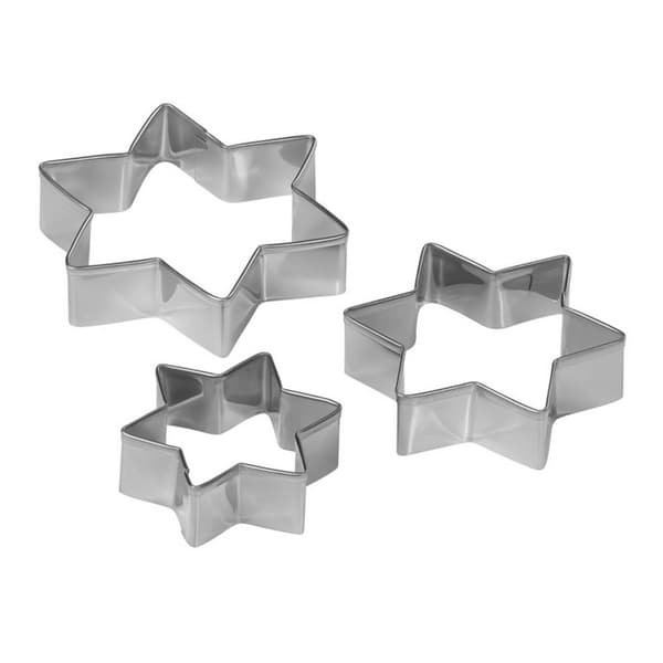 Tala Star Cookie Cutters Set (Pack of 3) Silver One Size