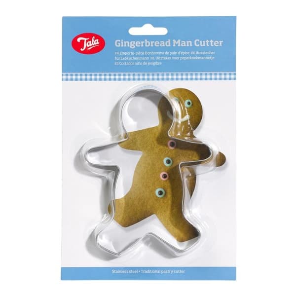 Tala Gingerbread Man Cookie Cutter Silver One Size