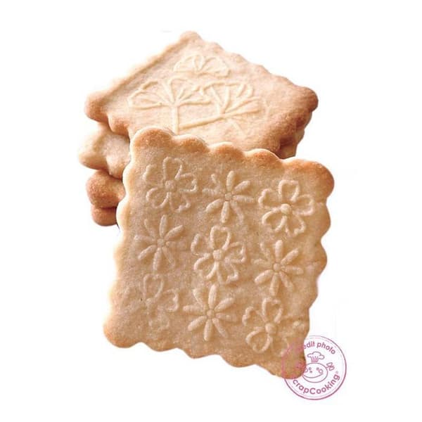 Trästämpel + blomkakskärare