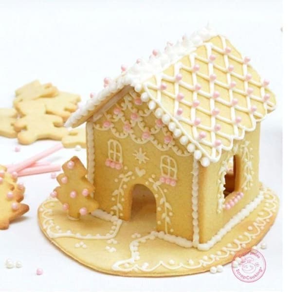 Pepparkakshuslåda - kakformar och förberedelser