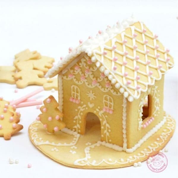 Decoupoirs - ScrapCooking - Pepparkakshus - Inox - 5 varierade dimensioner