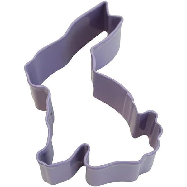 Anniversary House Bunny Poly-Resin Coated Cookie Cutter Lavender One Size