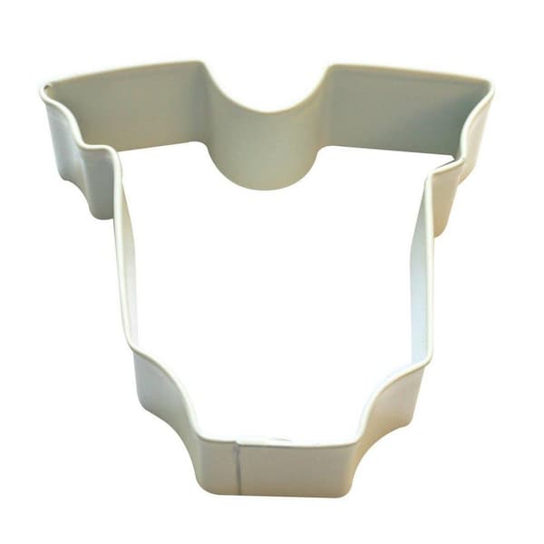 Anniversary House Babygrow Poly-Resin Coated Cookie Cutter White One Size