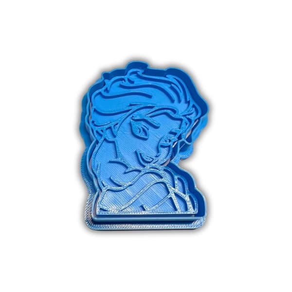 Elsa Anna Olaf Frozen cookie cutter kontur och avtryck