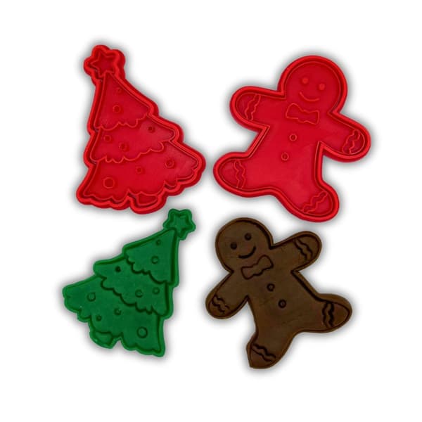 Jul Christmas cookie cutter julenisse ingefærbrød gave juletre