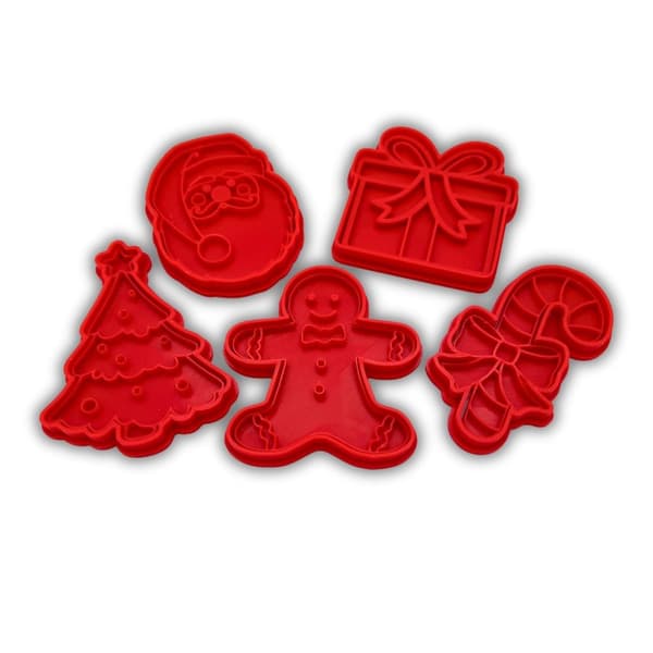 Jul Christmas cookie cutter julenisse ingefærbrød gave juletre