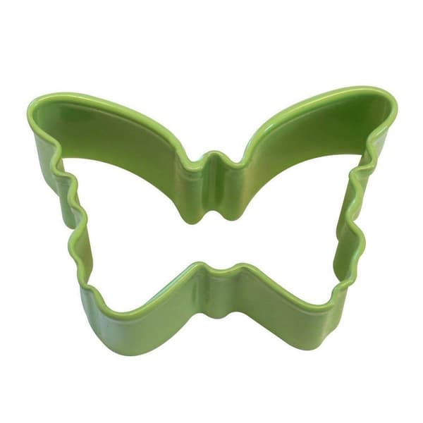 Anniversary House Butterfly Poly-Resin Coated Cookie Cutter Mint One Size
