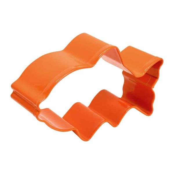 Anniversary House Fish Poly-Resin Coated Cookie Cutter Orange One Size