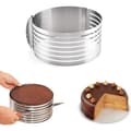 Miniatyrbild 1 av 4: MAVURA Cake Base Divider » MLiving Cake Base Cutter Cake Base Cutting Aid Cake Cutting Divider