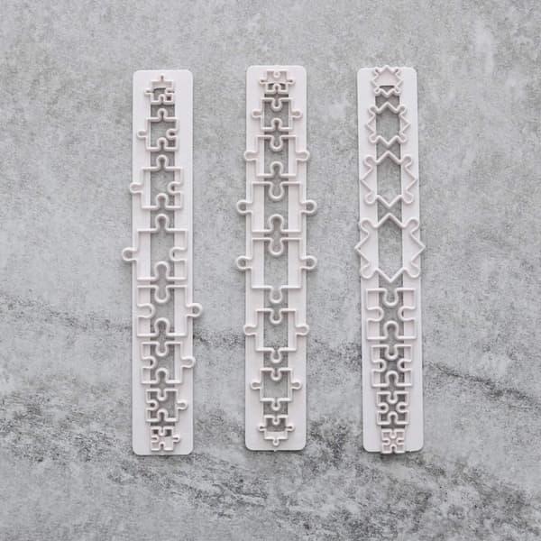 Pussel + Hexagon Utstickare | 6-pack