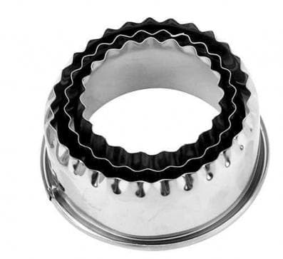 Utstickare Set Cirkel Vågig 3st