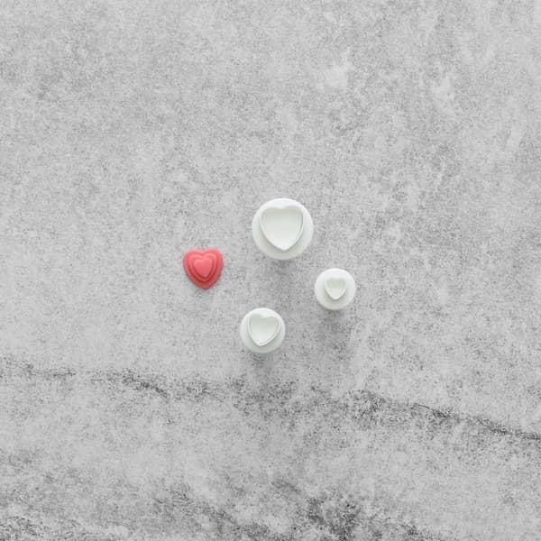 Hjärtan Utstickare 3st | Heart Decoration | Hjärtan Plunger