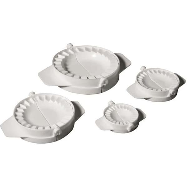 UPPSÄTTNING MED 4 FORMAR AV OVERLÄNGA KVALITET PLASTTOFOR - MÅTT 5+7+10+13 CM DISPOSITIONSSÄKER