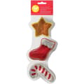 Miniatyrbild 1 av 2: Wilton Jul Utstickare Stjärna-Strumpa-Candy Cane 3 Pack Cookie Cutter