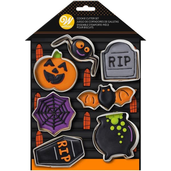 Wilton Cookie Cutter Haunted House Utstickare Spökhus Set 7st