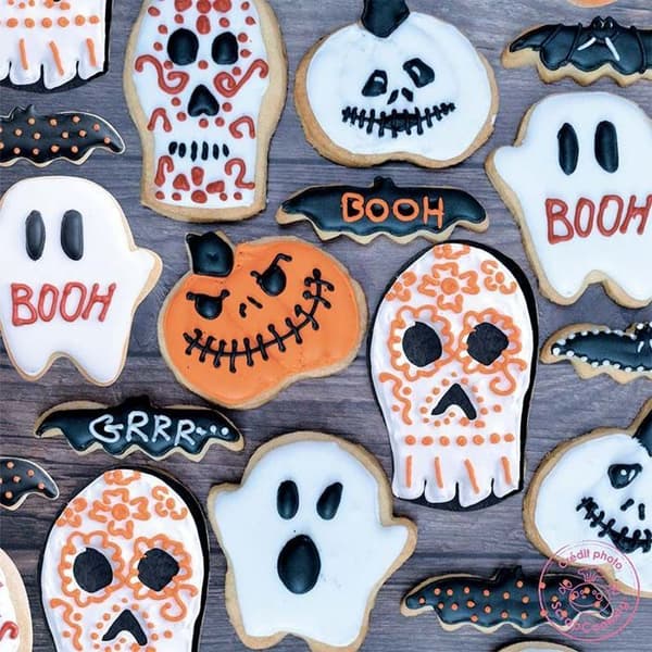 4 Halloween kakformar