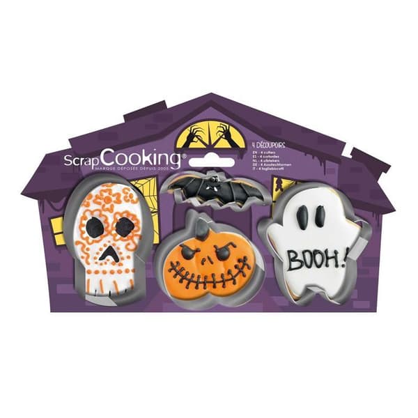 4 Halloween kakformar