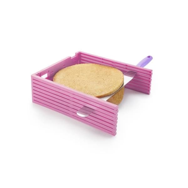 ibili 748700R Pink Plastic Cake Cutter Kit 20 x 10 x 10 cm