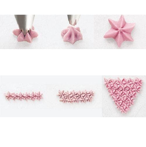 Wilton Dekorations tyll #016 Open Star Carded