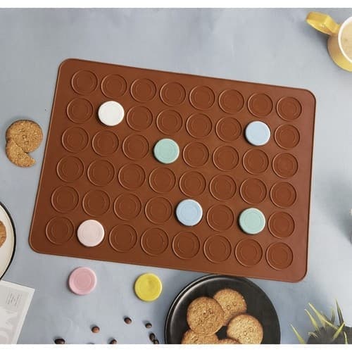 Macaron Silikone Kage Dåse / Dåse - 48 Slots