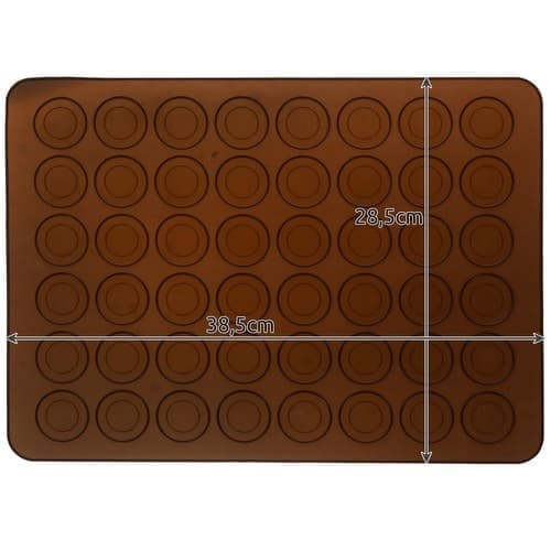 Macaron Silikone Kage Dåse / Dåse - 48 Slots