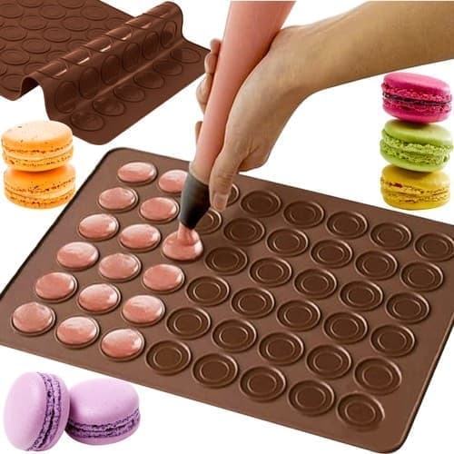 Macaron Silikone Kage Dåse / Dåse - 48 Slots