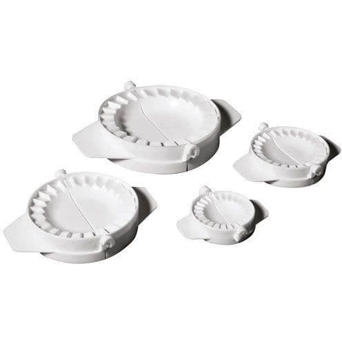 UPPSÄTTNING MED 4 FORMAR AV OVERLÄNGA KVALITET PLASTTOFOR - MÅTT 5+7+10+13 CM DISPOSITIONSSÄKER