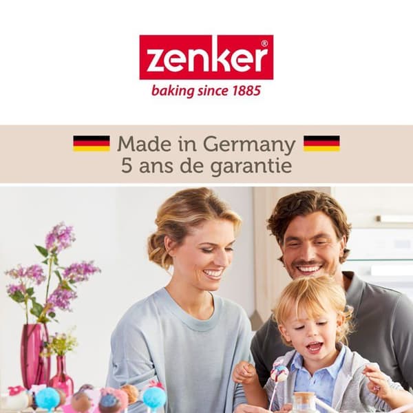 Utstickare med bokstäver - Zenker - 44827 - Flerfärgad plast - 8 x 6 cm - Diskmaskinssäker