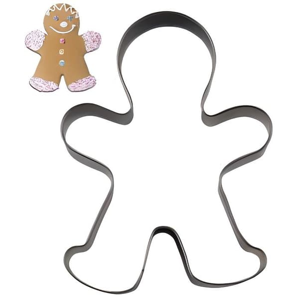 PEPPARKAKOR MAN-FORMAD DELSKÄRARE 13 C M ROSTFRITT STÅL - STADTER
