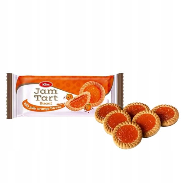 KLIM Jam Tart 235g Appelsiinimurokeksi