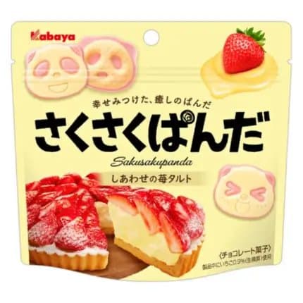 Kabaya Saku Saku Panda mansikkatorttu 43g