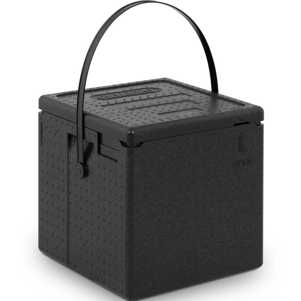 Cambro Termolåda med lock - GN 1/2-behållare (20 cm djup) - Bärrem