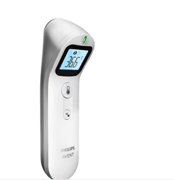 Philips Avent FC-IR206 otsalämpömittari – kontaktiton infrapunalämpömittari vauvan ja lapsen kotikäyttöön