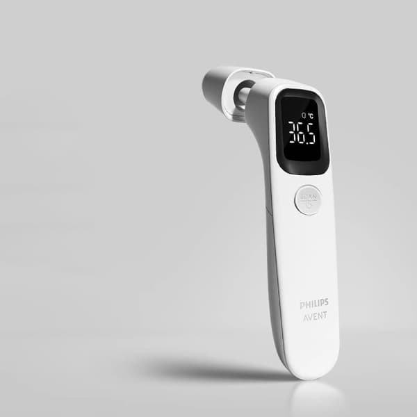 Philips Avent AET-R832 øre- og pandetermometer – infrarødt babytermometer til nøjagtig medicinsk hjemmebrug