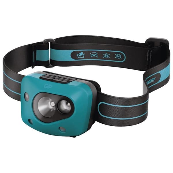 GP Discovery Motion Sensor Headlamp, CH44, 300 lumens Teal