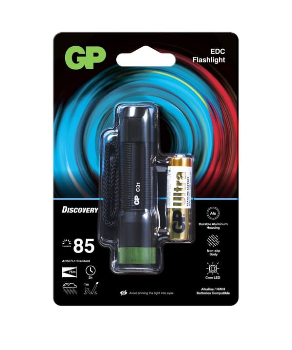 GP Discovery Flashlight, C31X, 100 lumens