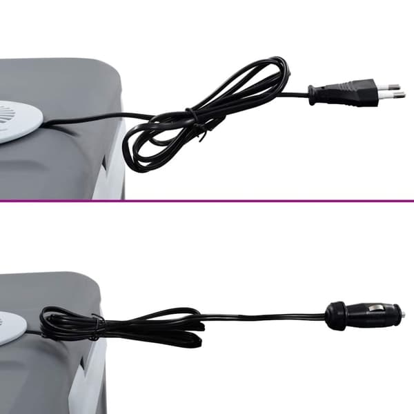 vidaXL Bærbar termoelektrisk kjøleboks 40 L 12 V 230 V E