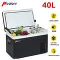 Miniatyrbild 1 av 11: Hcalory elektrisk kylbox, Kompressor Kylskåp Mini, Kapacitet: 40L, 12V/24V 110-240V
