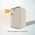Miniatyrbild 3 av 5: Cecotec TT Origin Beige mini retro refrigerator, class E, with 118L capacity, ICEBOX and LED inside.