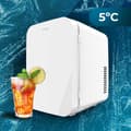 Miniatyrbild 3 av 3: Cecotec MiniCooling Bahamas White 6 L mini fridge, 12 V-220 V operation, car and caravan compatible, cooling and heating function, temperature range