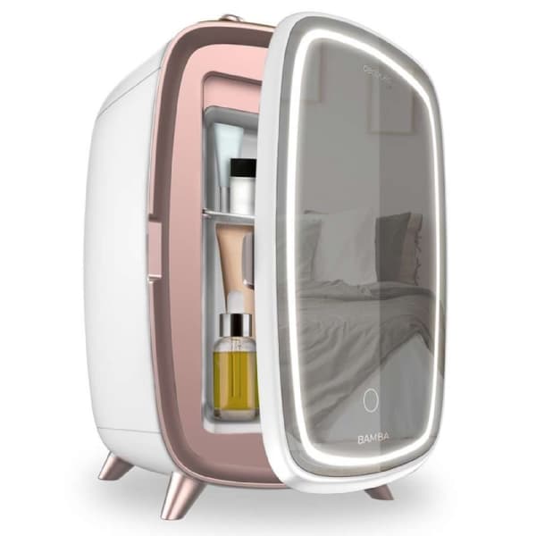 Cecotec 6 litre cosmetic fridge with mirror and led light