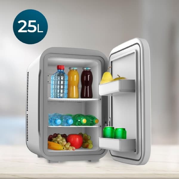 Cecotec MiniCooling Bahamas Pat 1 20 L mini fridge, 12 V-220 V operation, compatible with cars and caravans, cooling and heating function, 7-65 °C te
