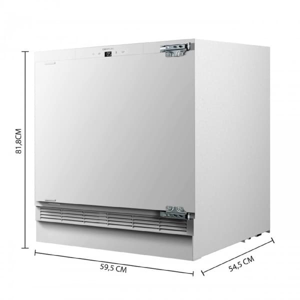 Cecotec Built-in 138-litre capacity mini fridge, class E, display touch and Fast Cooling.