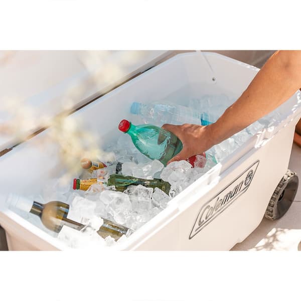 Coleman Pyörällinen Jäykkä Kannettava Jäähdytin Marine Xtreme 90.2l Kirkas