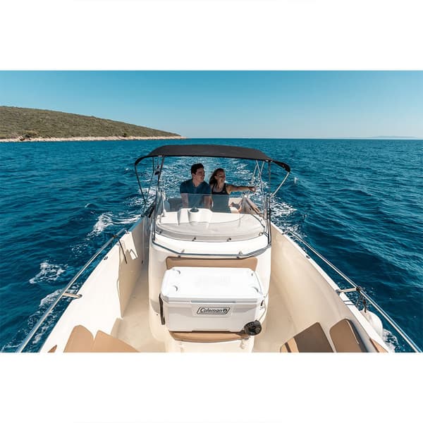 Coleman Pyörällinen Jäykkä Kannettava Jäähdytin Marine Xtreme 90.2l Kirkas