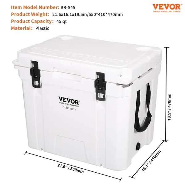 Kylare, Isolerad, Portabel, 45QT